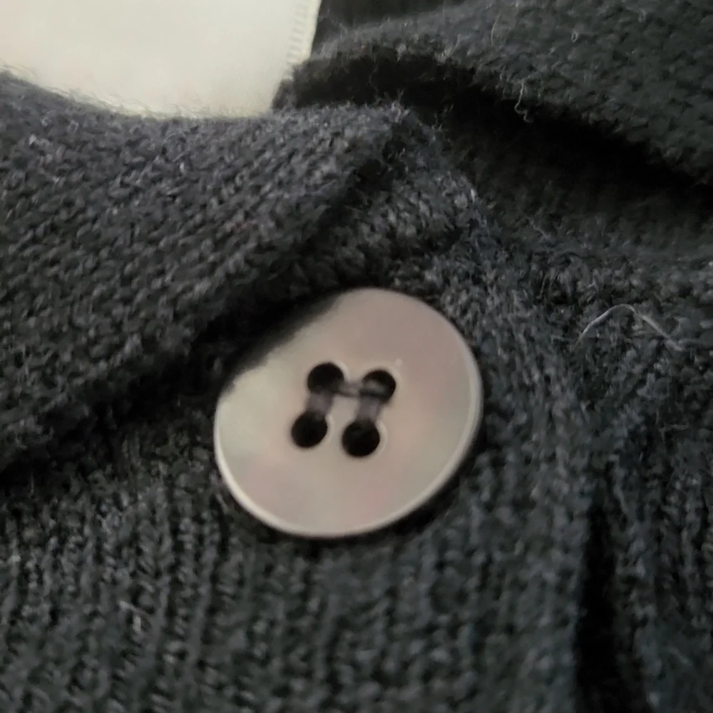 VTG Worthington black collared sweater sz XL